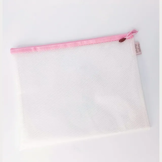 simple-stories-craft-storage-pouch-medium-pink-13x10 image 1