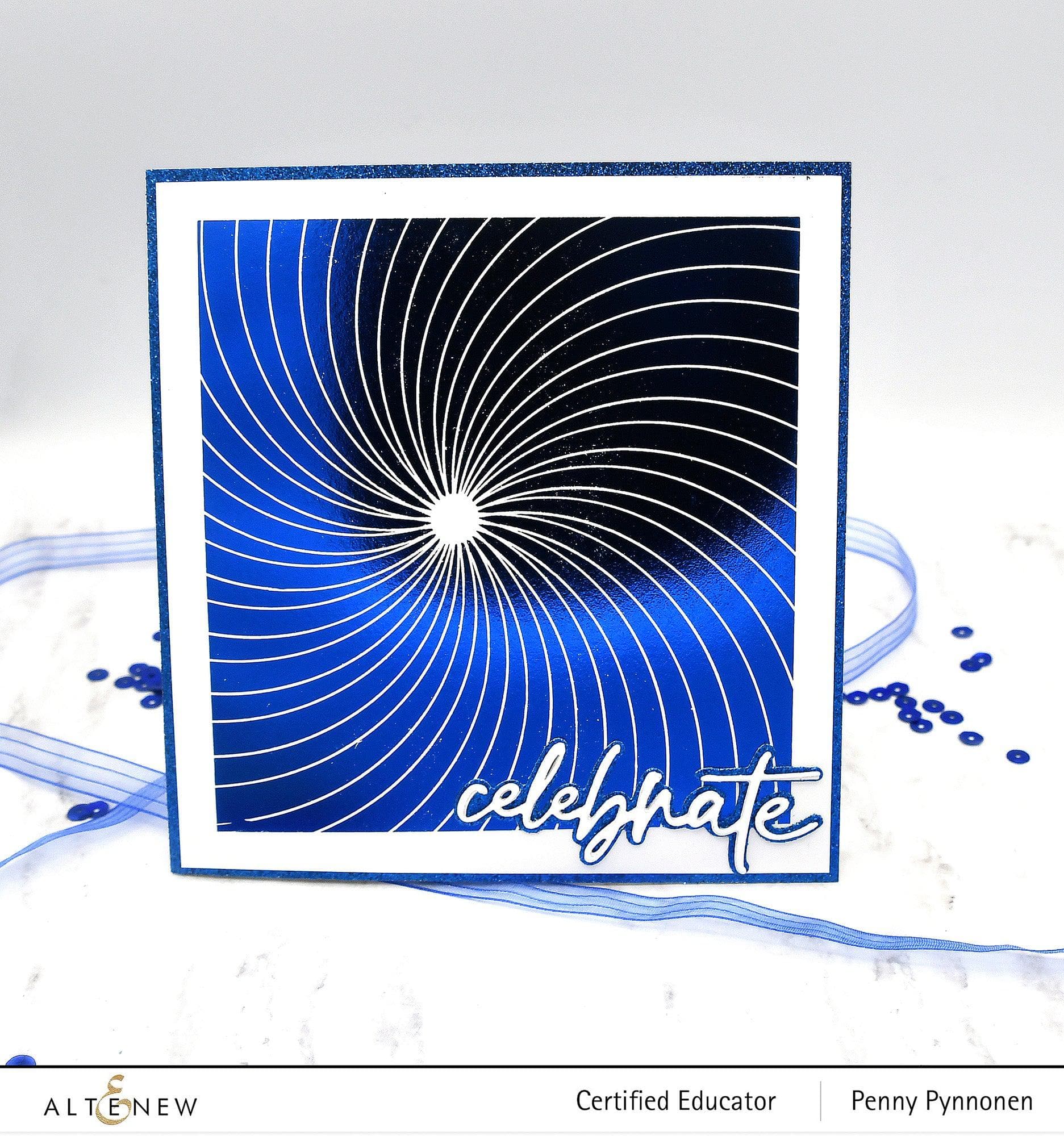 altenew-rainbow-burst-hot-foil-plate-stencil-set-6x6 image 7