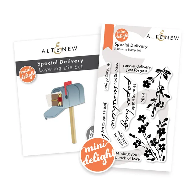 altenew-mini-delight-special-delivery-stempel-stanzen-set image 1