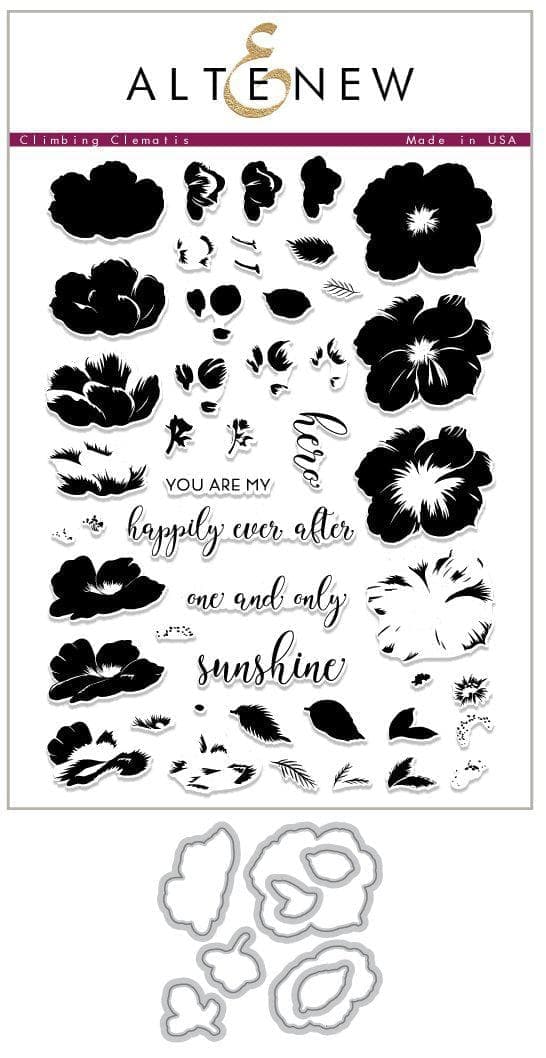 altenew-climbing-clematis-stempelset-complete-bundle-blumen-6x8 image 1