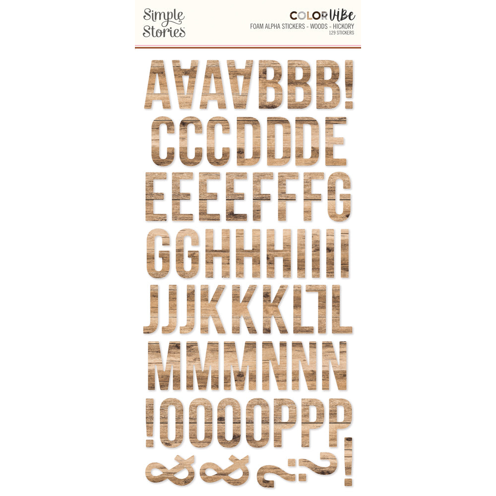 simple-stories-color-vibe-woods-hickory-foam-alpha-sticker image 1