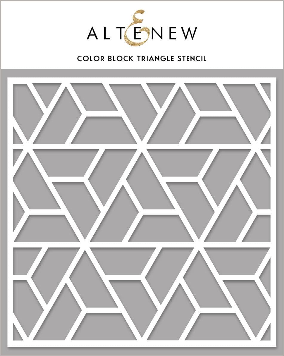 altenew-color-block-triangle-schablone-6x6-geometrisch image 1