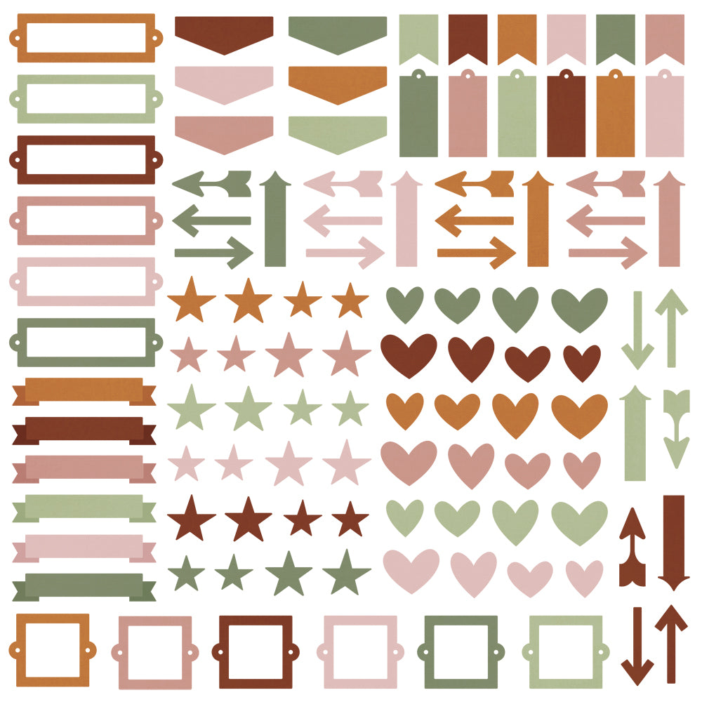 simple-stories-color-vibe-chipboard-bits-boho-120-teile image 2