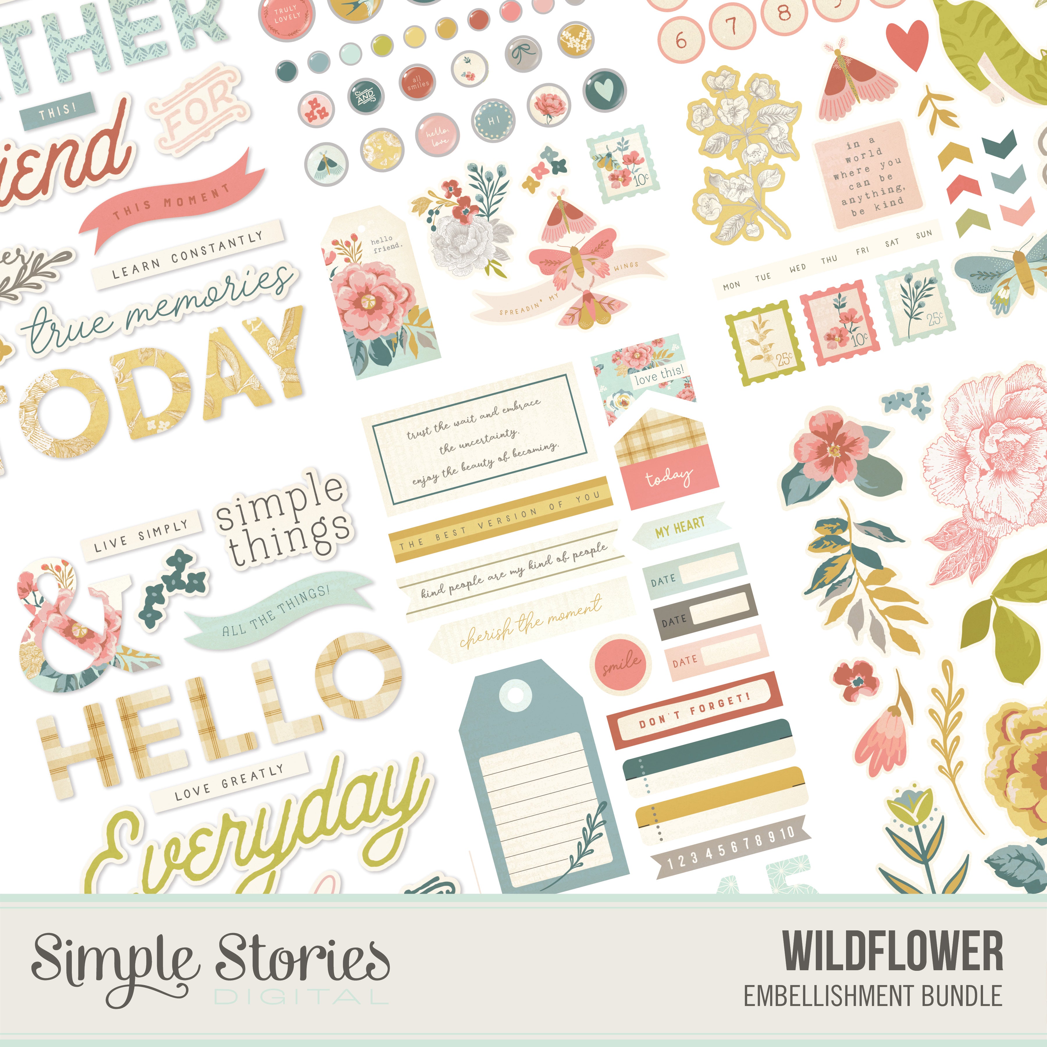 simple-stories-wildflower-digital-sticker-set-download-png image 1