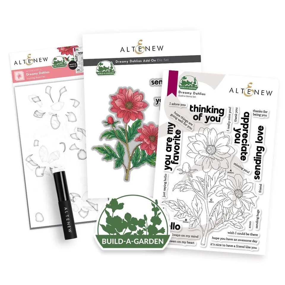 altenew-build-a-garden-dreamy-dahlias-die-bundle-dahlie image 1
