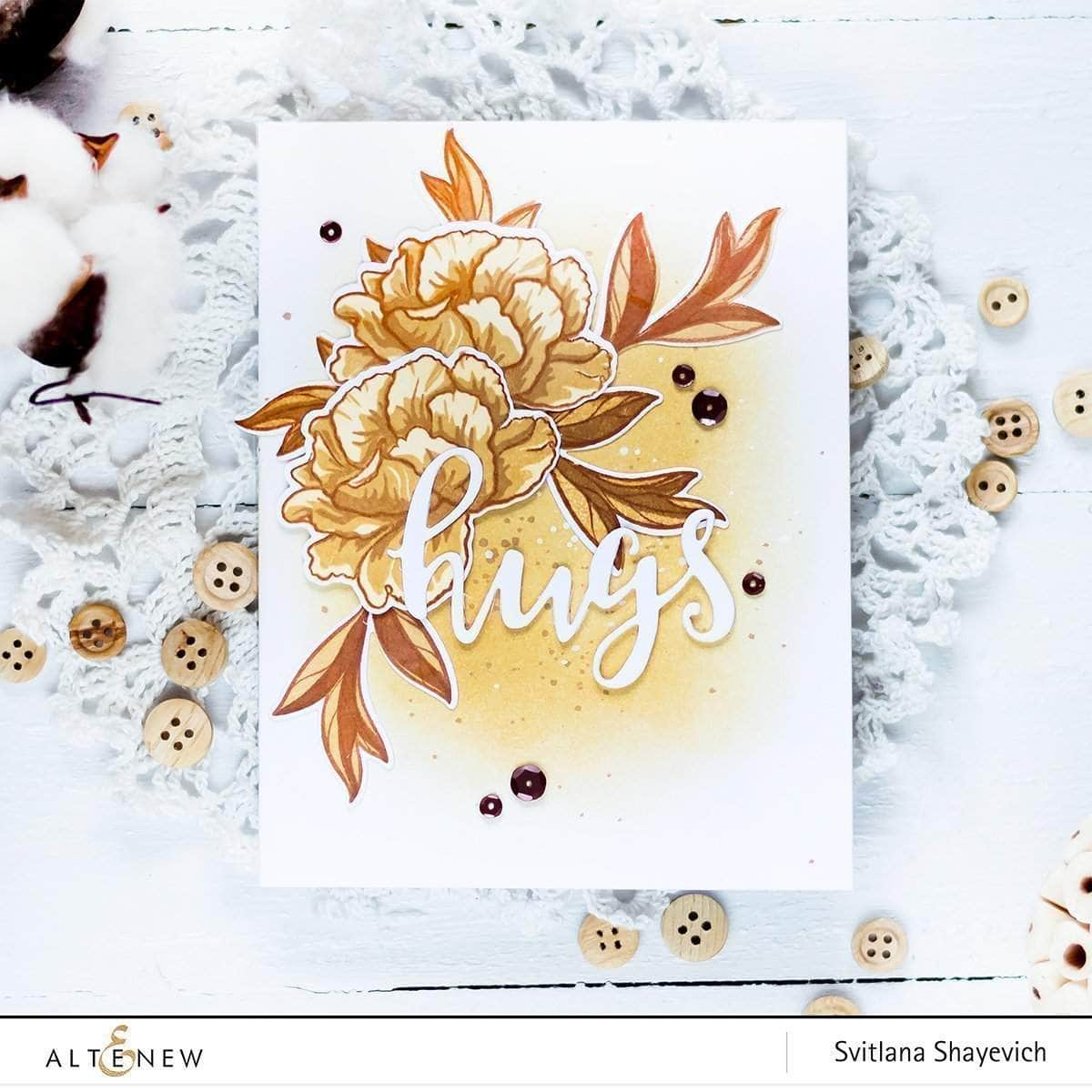 altenew-stamps-frilled-petals-stamp-set-clear-stempel-floral-13tlg image 2