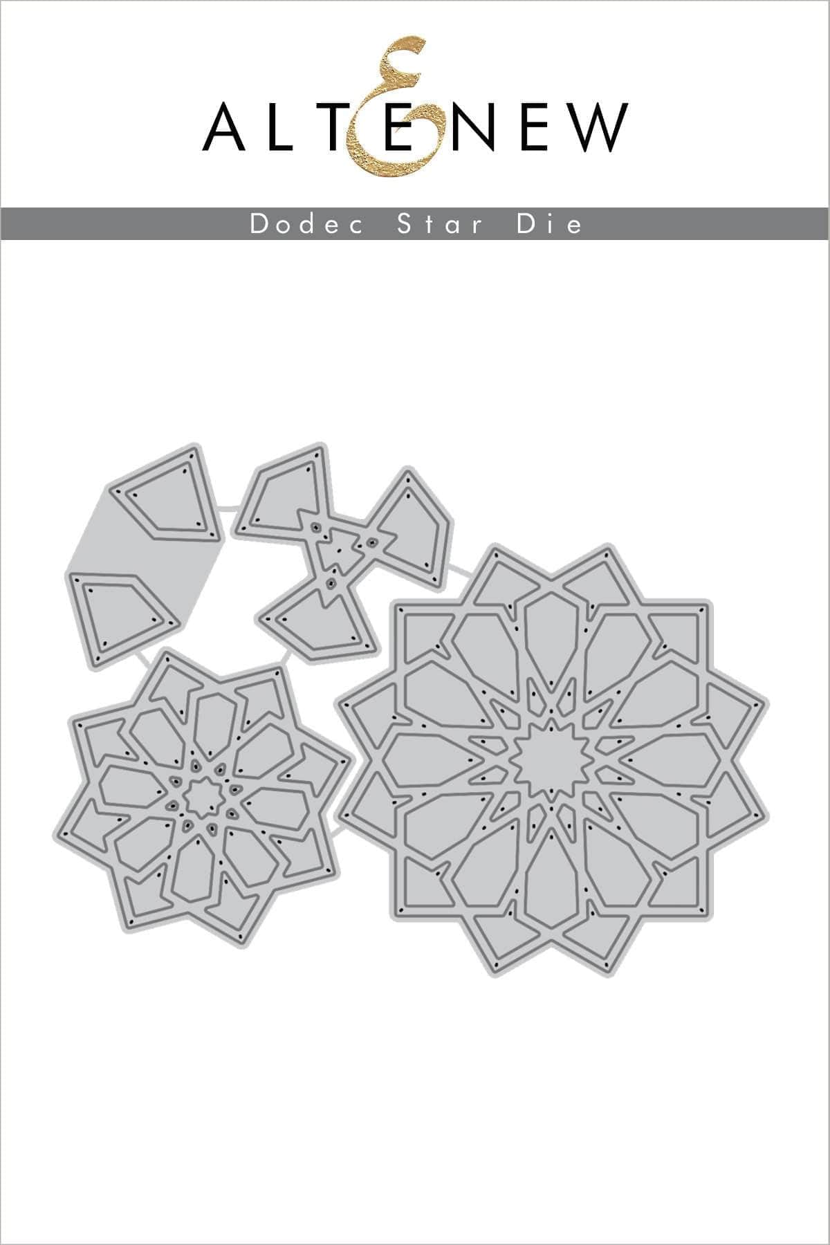 altenew-dodec-star-stanzset-geometrisch-4-teilig image 1