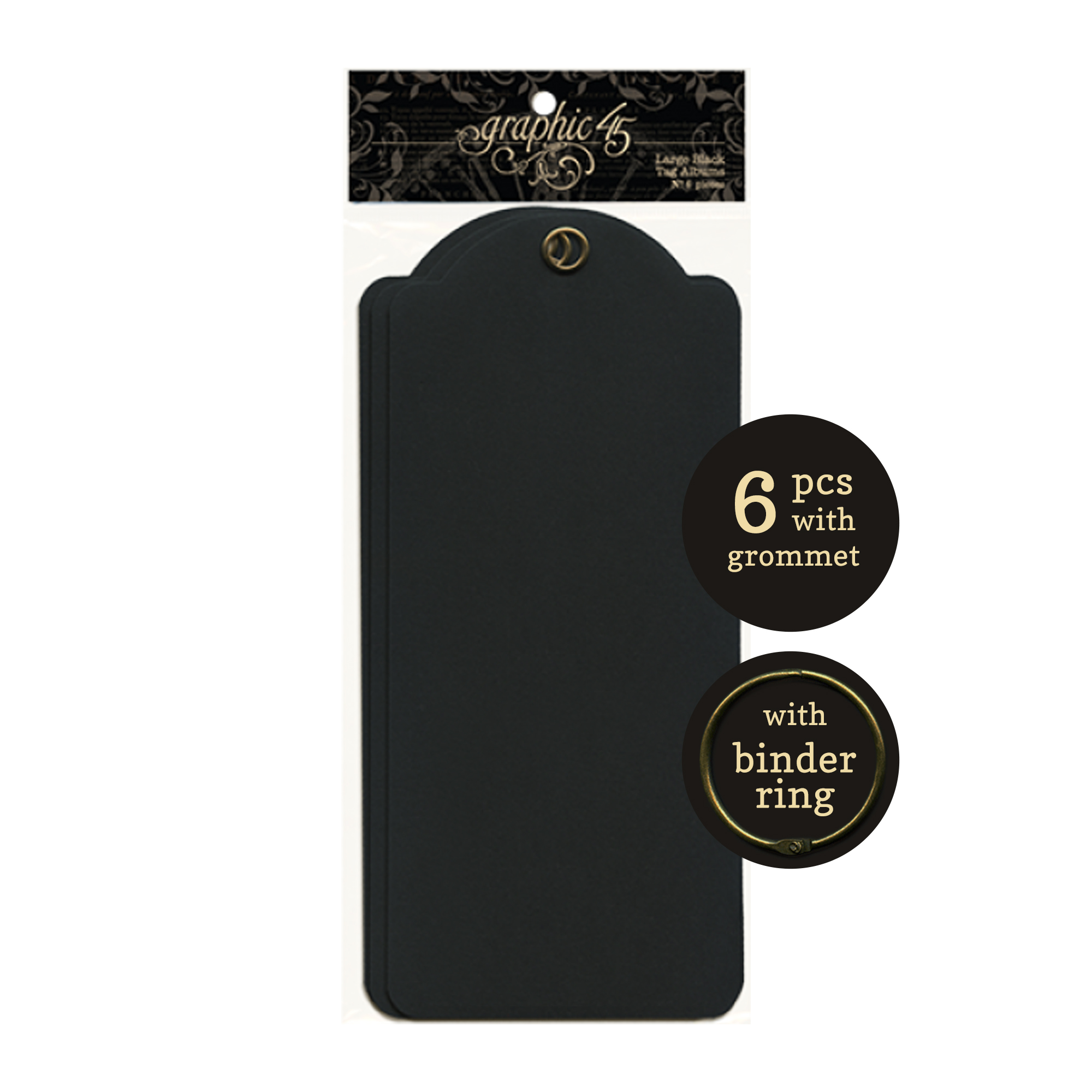 graphic-45-staples-large-tags-black-anh-nger-6er image 3