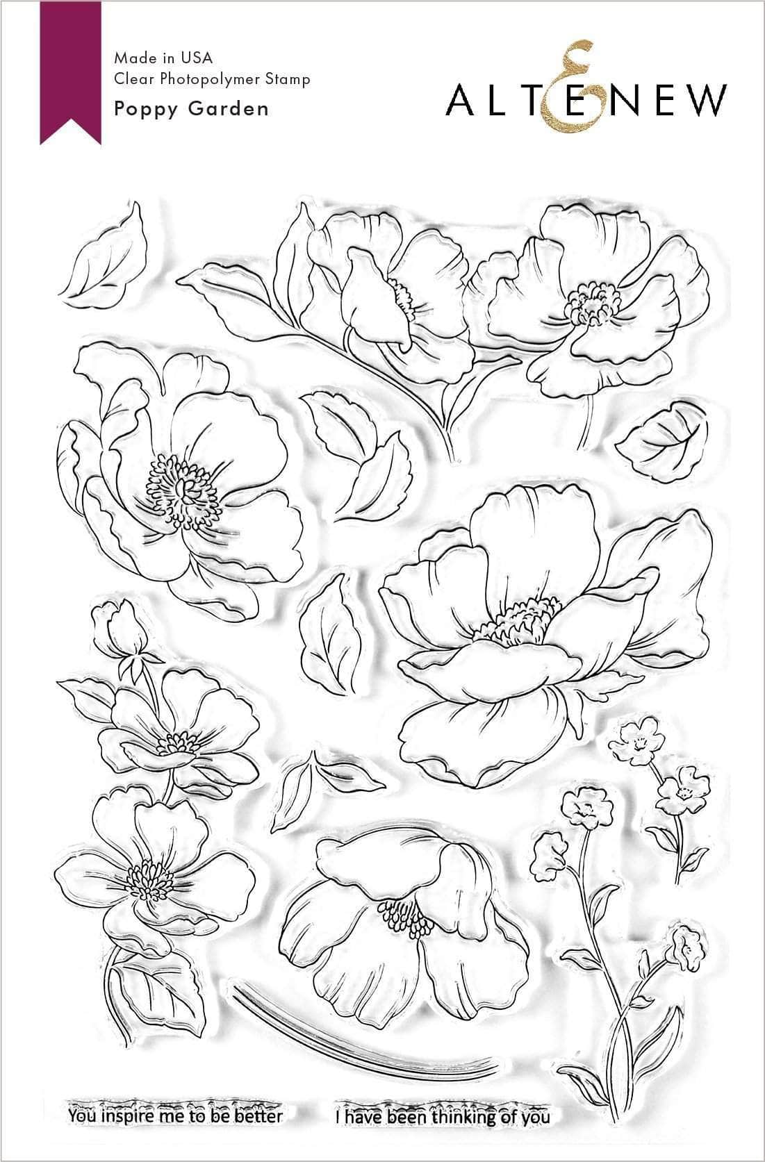 altenew-poppy-garden-clear-stempelset-mohn-6x8 image 1