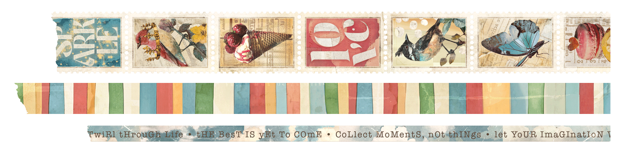 graphic-45-journaling-through-time-washi-tape-3-rollen image 2