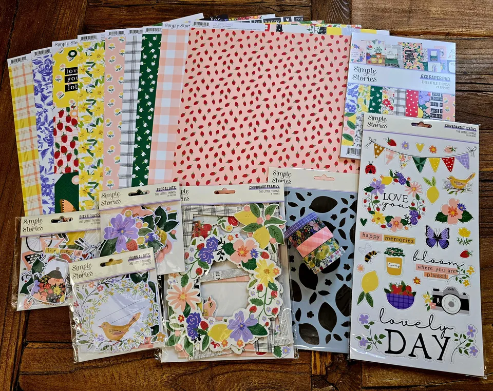 simple-stories-the-little-things-scrapbook-bundle-2-12x12 image 1
