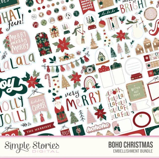 simple-stories-boho-christmas-digital-bundle-png-weihnachten image 1