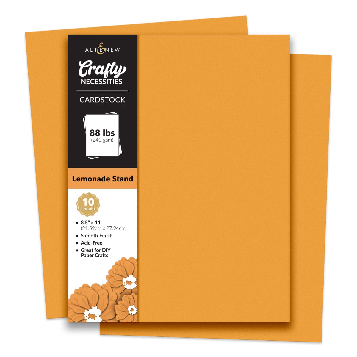 altenew-lemonade-stand-cardstock-bastelpapier-gelb-10-blatt image 5