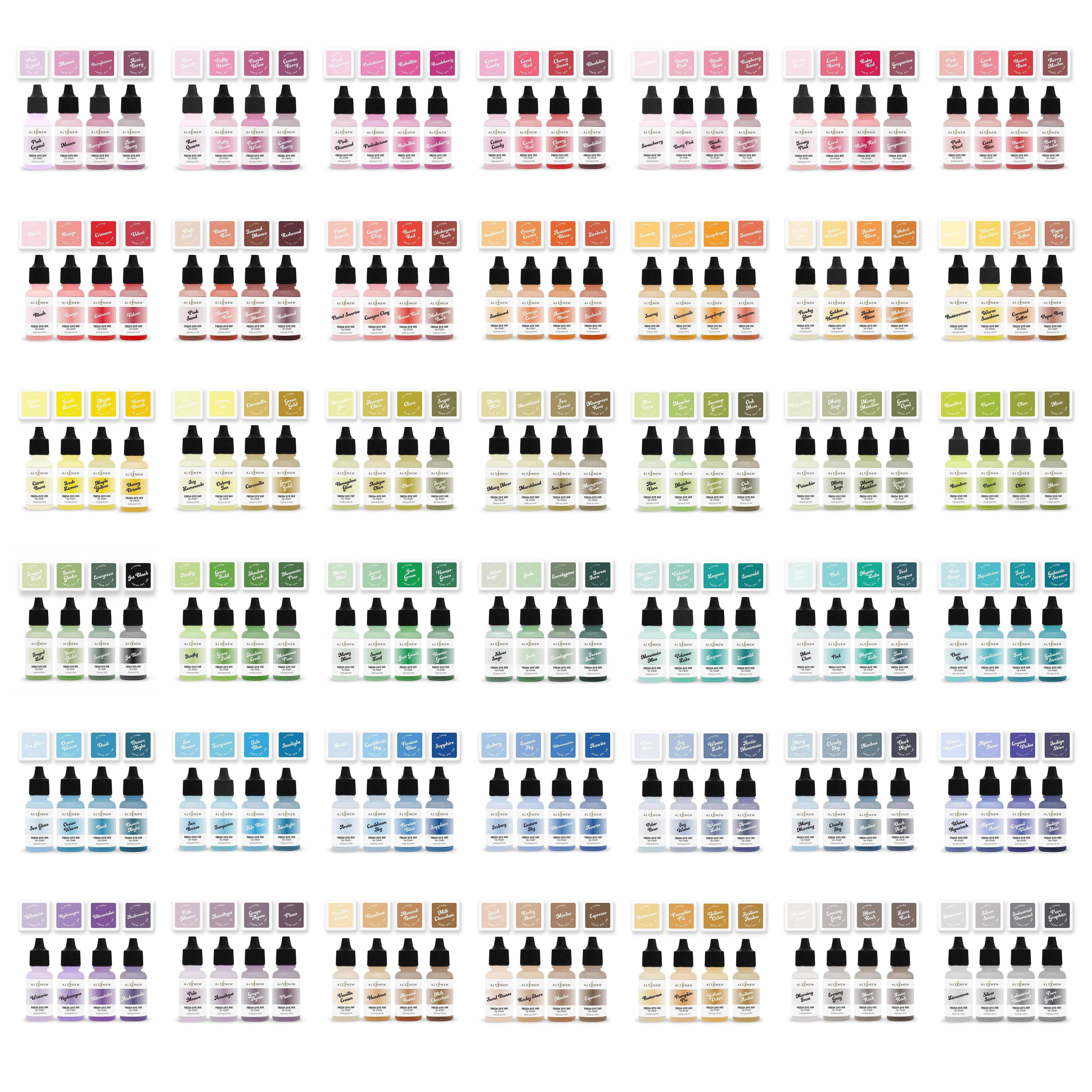 altenew-fresh-dye-ink-mini-cubes-168-farben-reinker-set image 1