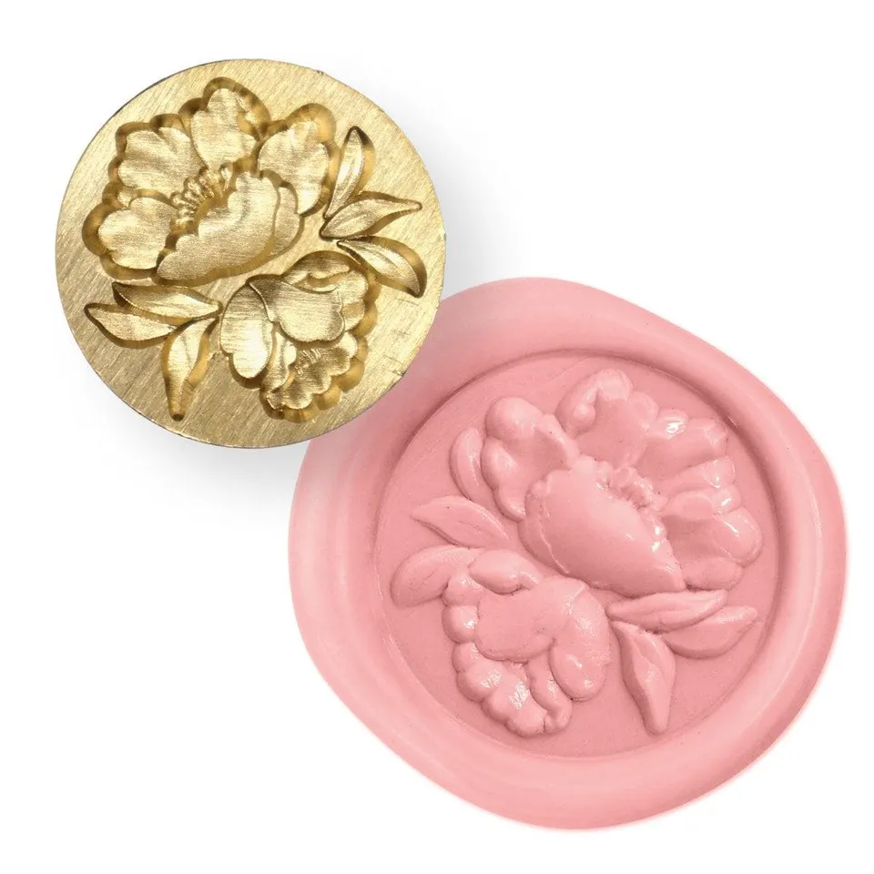 altenew-soft-peonies-wax-seal-stamp-siegelstempel-blume image 1
