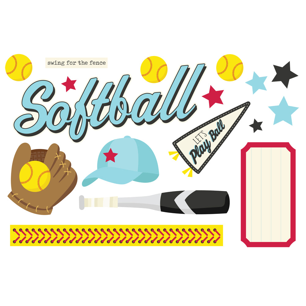 simple-stories-simple-pages-softball-stanzteile-17-teile image 2