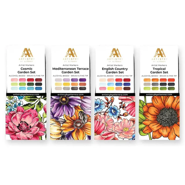 altenew-artist-alkoholmarker-set-48-farben-pinselspitze image 1