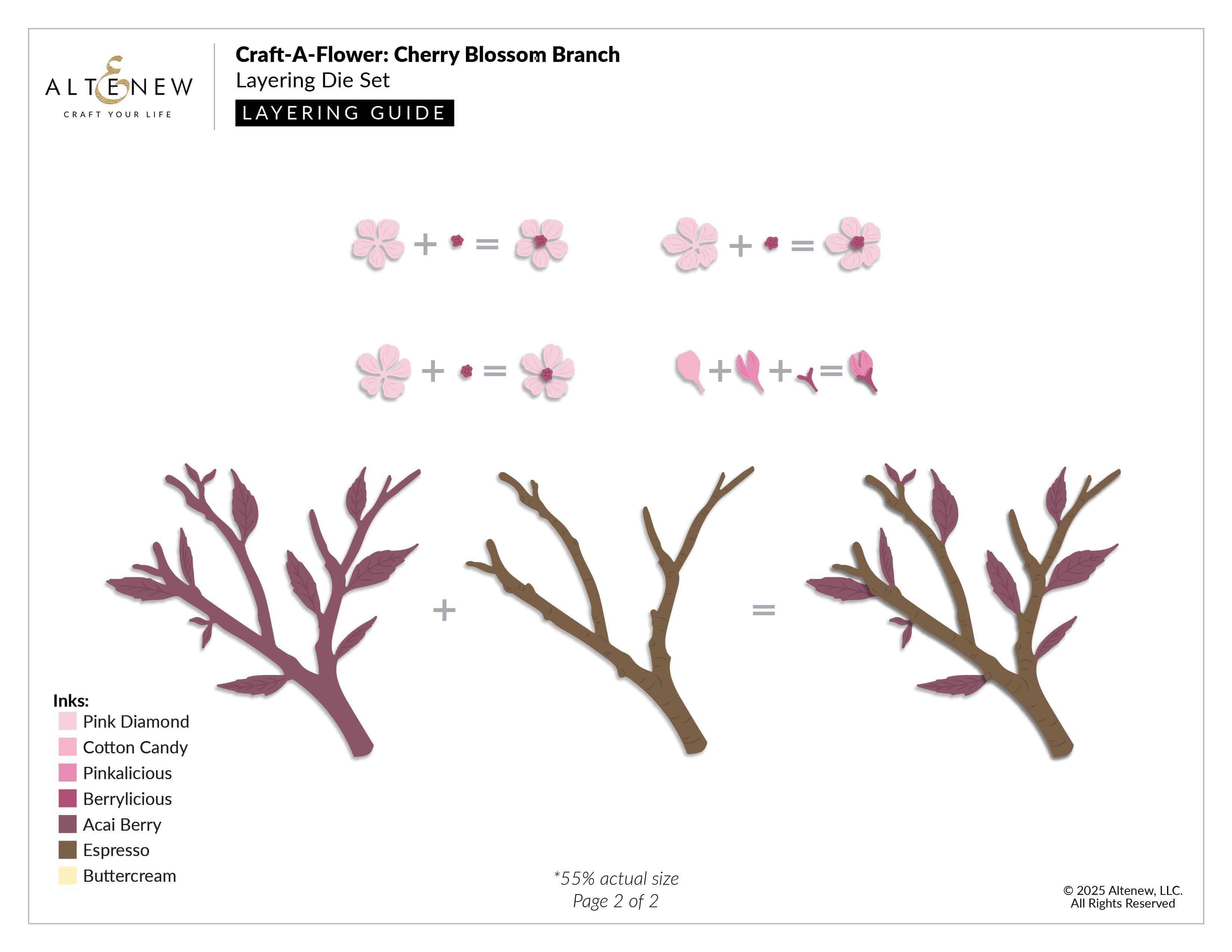 altenew-craft-a-flower-cherry-blossom-stanzschablonen-kirschbl-tenzweig image 4