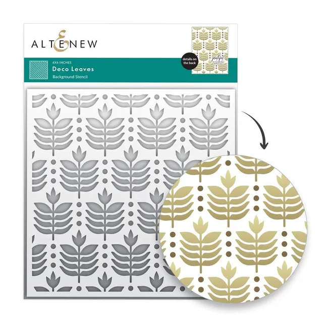 altenew-deco-leaves-hintergrund-schablone-6x6-bl-tter image 1