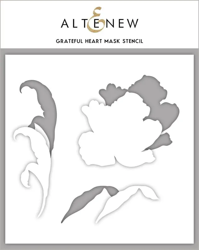 altenew-grateful-heart-mask-stencil-masken-schablone-floral-6x6 image 1
