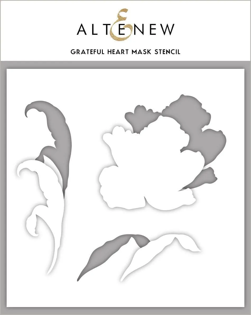 altenew-grateful-heart-mask-stencil-masken-schablone-floral-6x6 image 1