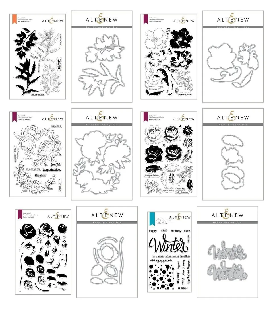 altenew-abundant-vibrance-stempel-stanzen-bundle-12-teilig image 1