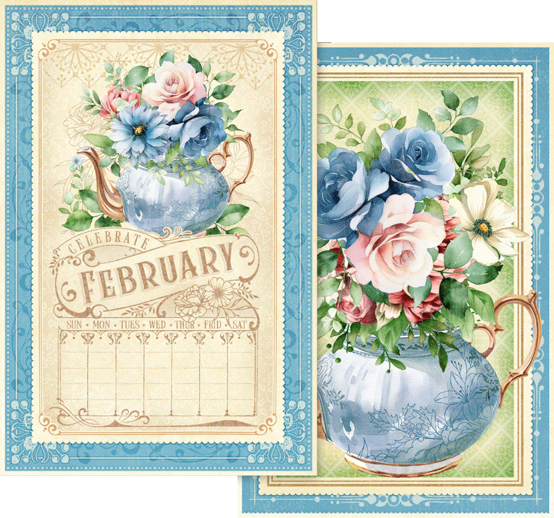 graphic-45-season-to-celebrate-kalender-karten-24-st-ck-4x6 image 4