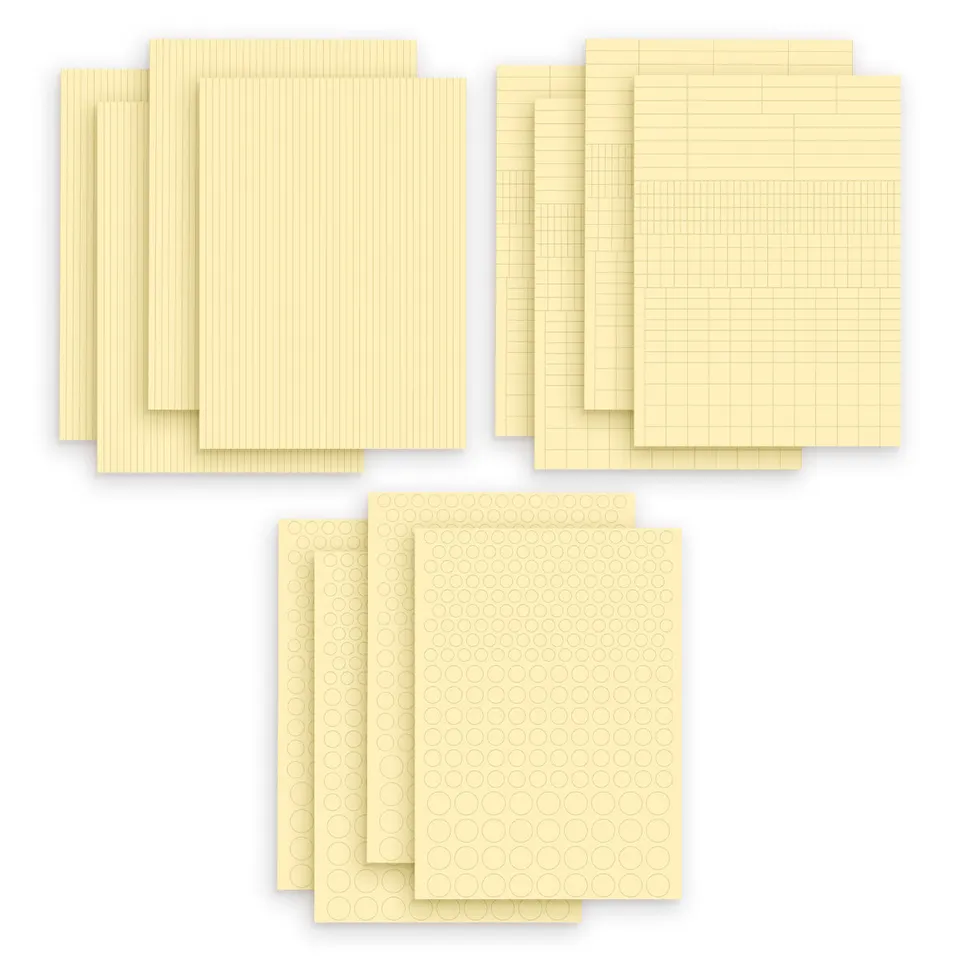 altenew-multi-shape-schaum-klebepads-bundle-streifen-punkte image 1