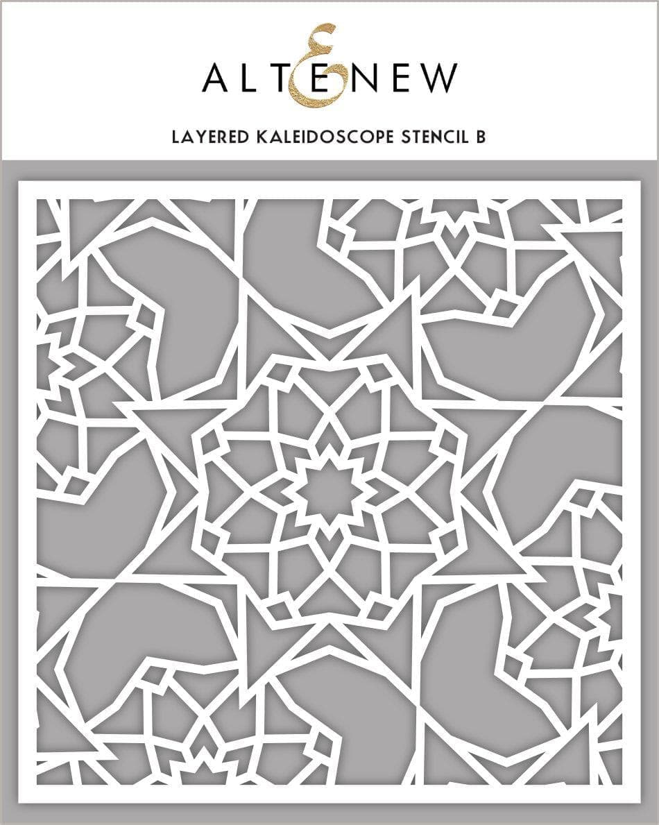 altenew-layered-kaleidoscope-b-stencil-6x6-geometrisch image 1