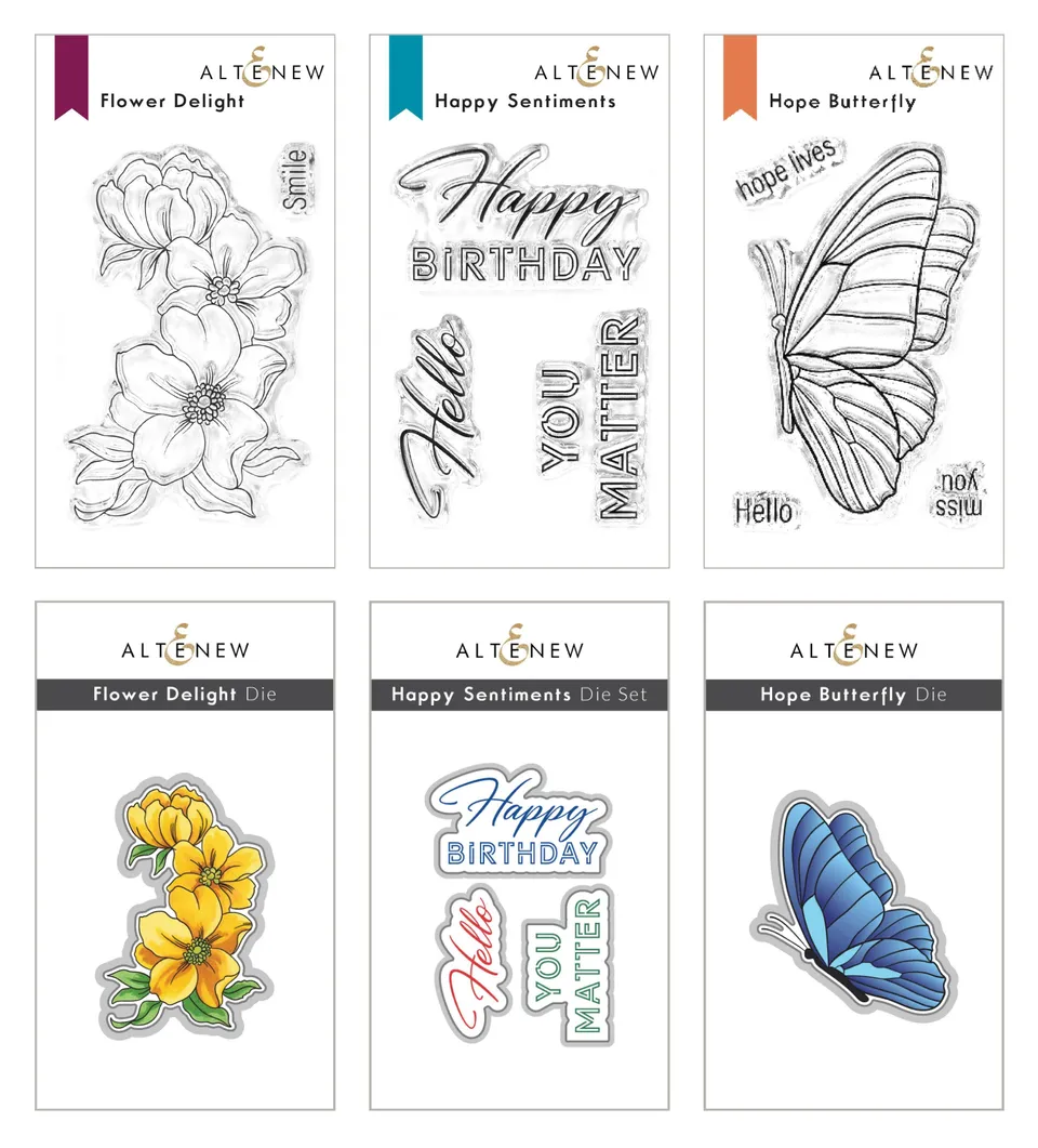 altenew-dreams-come-true-mini-stempel-stanzen-bundle image 1