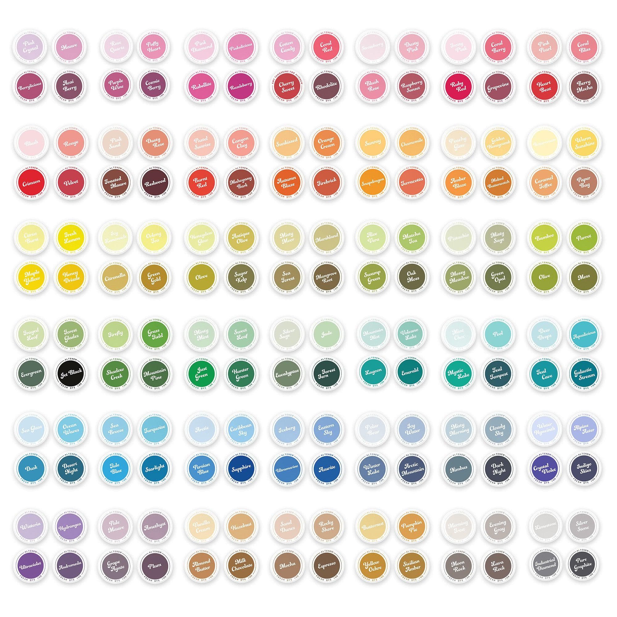 altenew-ultimate-168-fresh-dye-ink-stempelkissen-set image 1