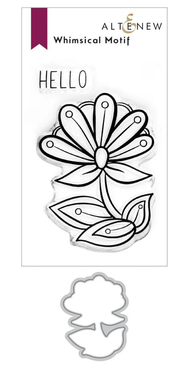 altenew-whimsical-motif-stempel-stanzen-bundle-hello image 1