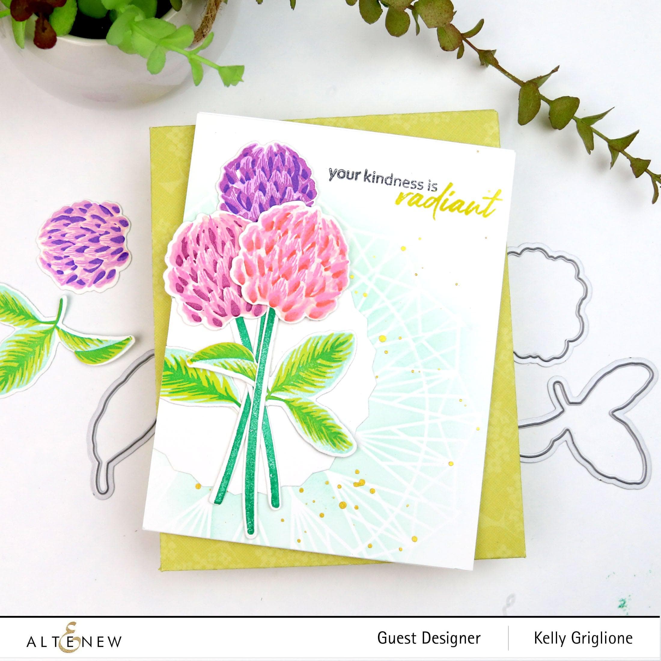 altenew-build-a-flower-clover-stempel-stanzen-set-klee image 7