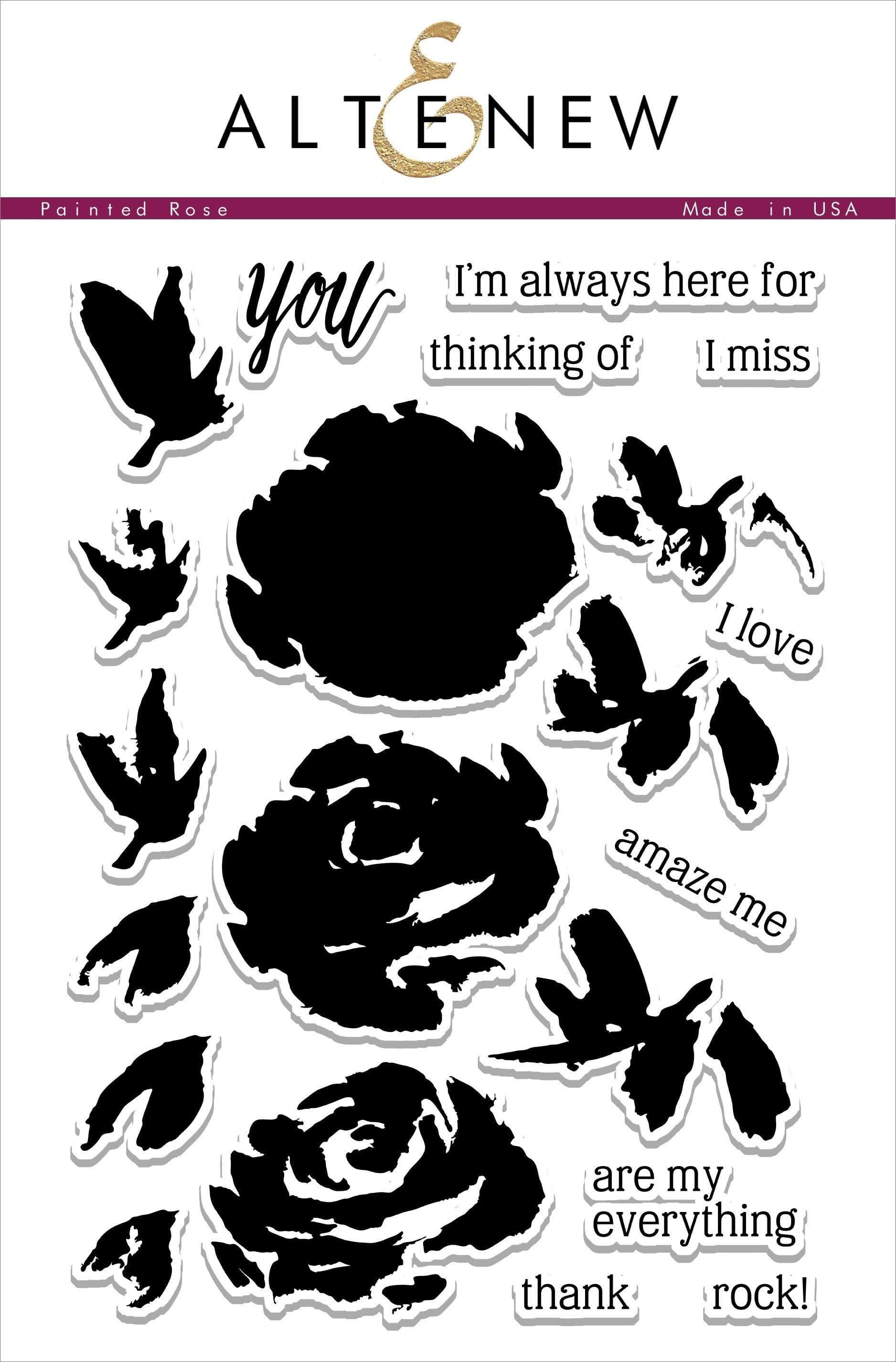 altenew-painted-rose-stempelset-clear-stamps-6x8-zoll-21-teilig image 1