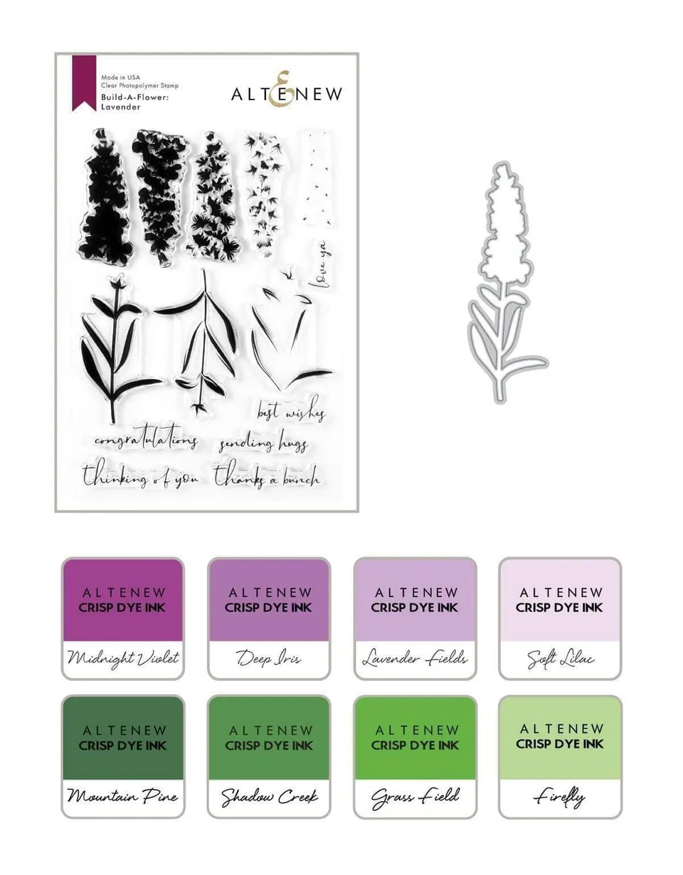 altenew-build-a-flower-lavendel-stempel-tinte-lila image 1