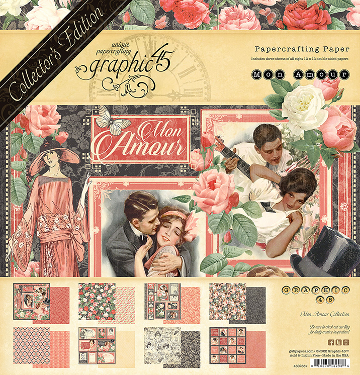 graphic-45-mon-amour-papier-paket-always-forever-3-teilig image 2