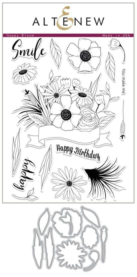 altenew-happy-bloom-bundle-stempelset-stanzen-blumen image 1