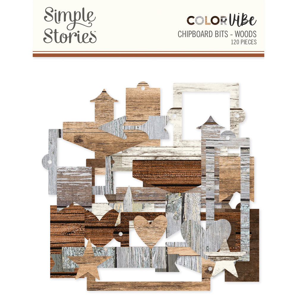 simple-stories-color-vibe-chipboard-bits-woods-120-stk image 1