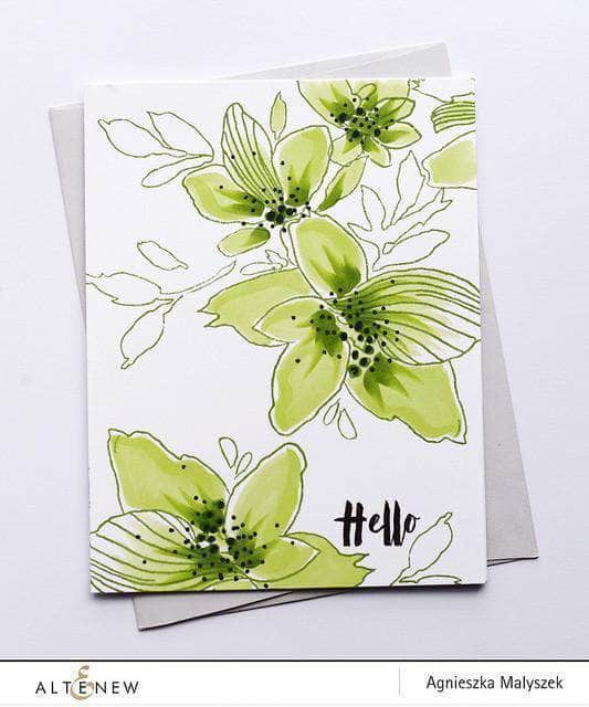 altenew-sketchy-floral-stempelset-blumen-14-stempel-6x8 image 5