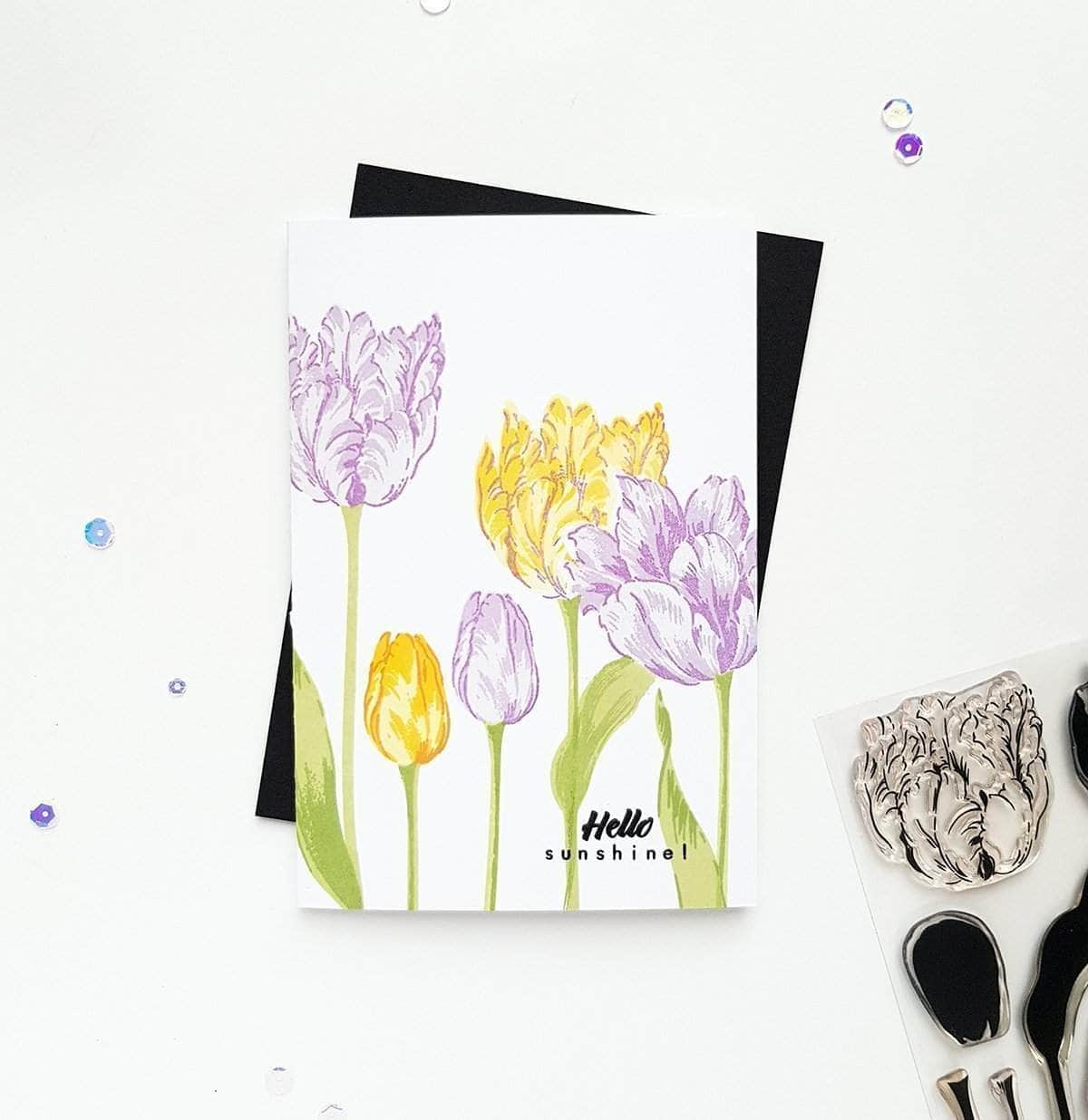 altenew-exotic-tulips-stempelset-6x8-layering-18-teilig image 4