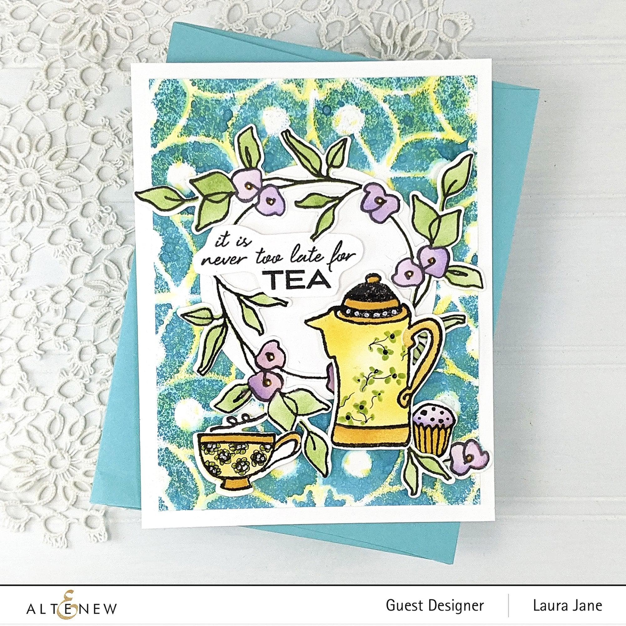 altenew-tea-time-stempel-stanzen-schablonen-bundle-6x8 image 2