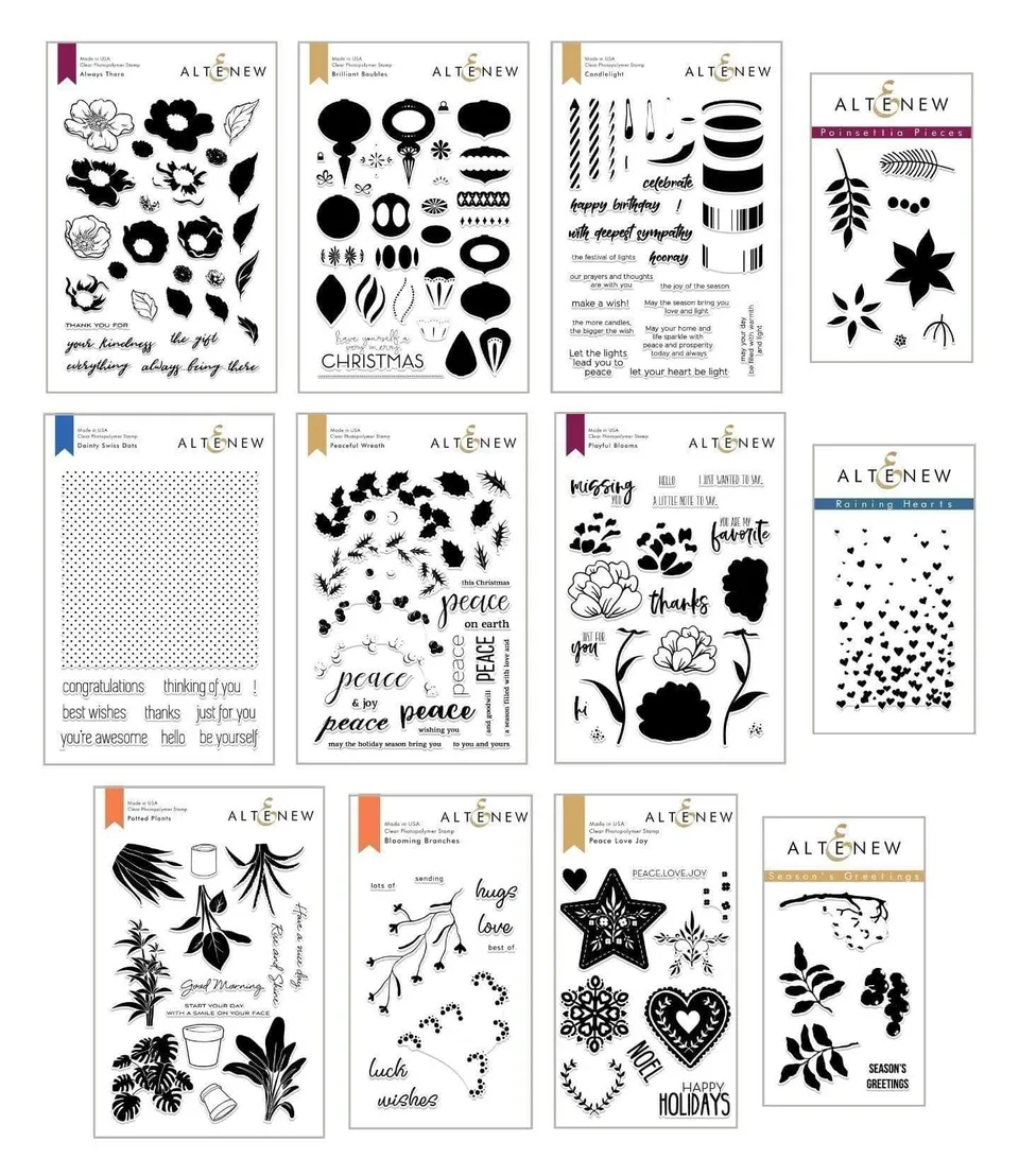 altenew-plenty-of-peace-stempel-bundle-weihnachten-12-sets image 1