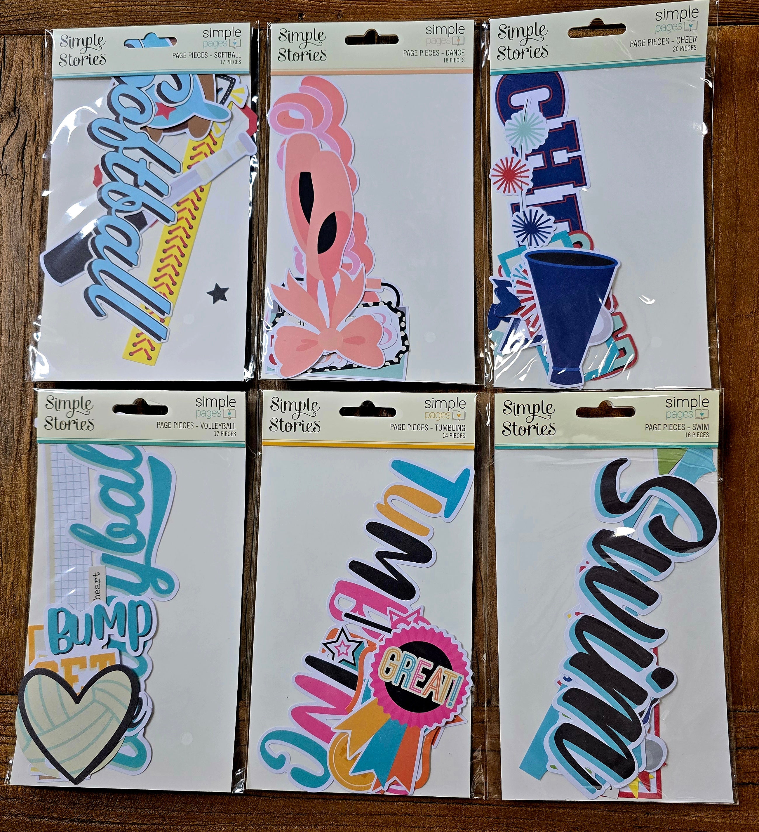 simple-stories-sports-1-page-pieces-bundle-6-sets image 1