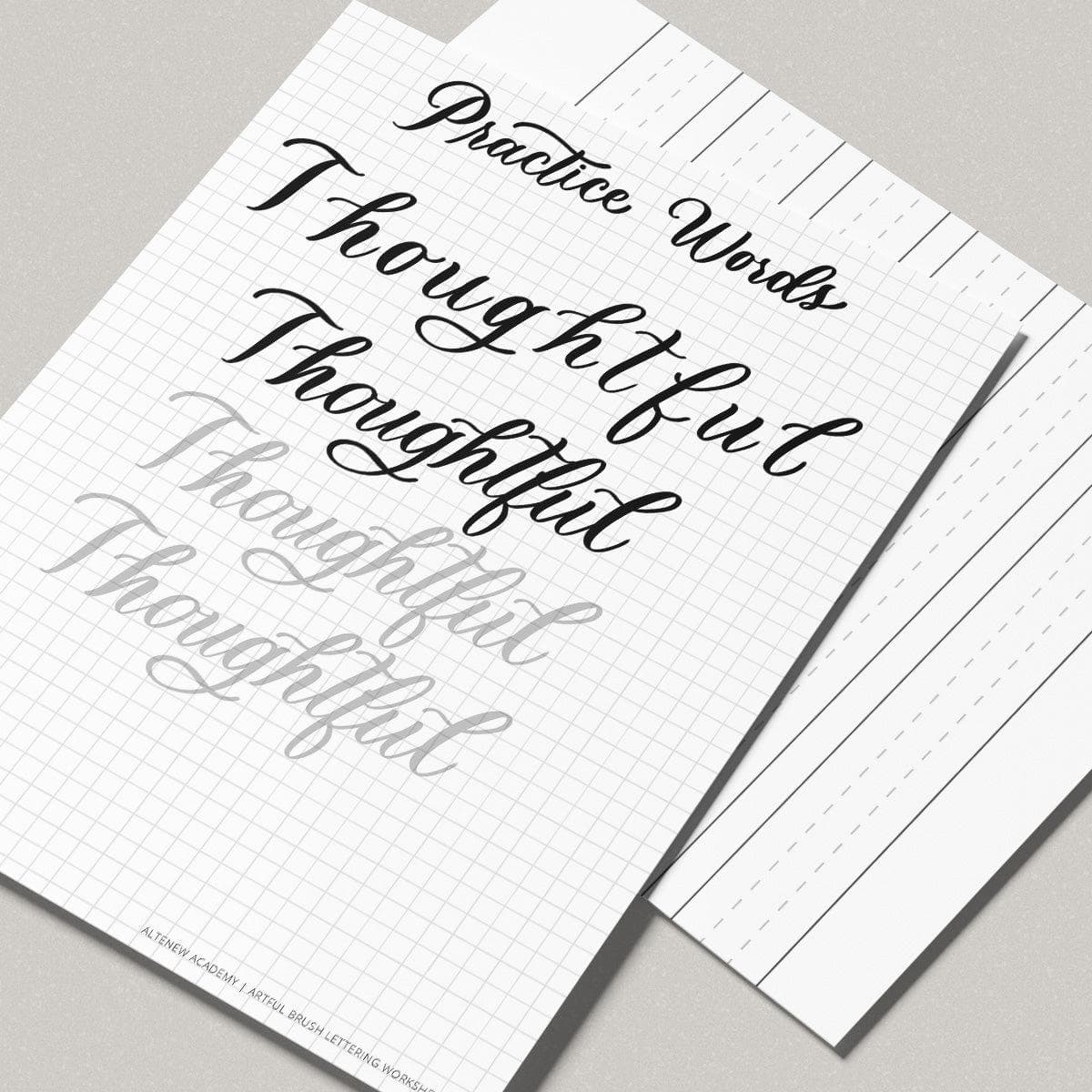 altenew-artful-brush-lettering-bungsbl-tter-digital-download image 3