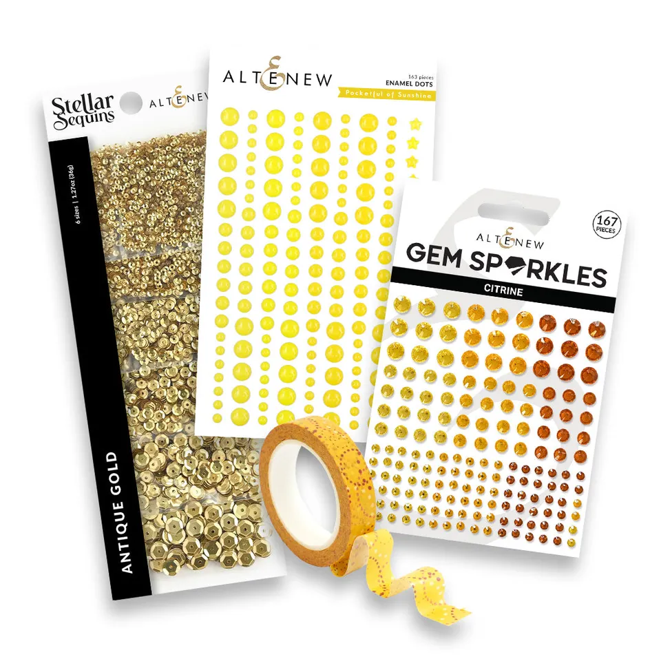altenew-mix-and-match-embellishment-bundle-gelb-deko-set image 1