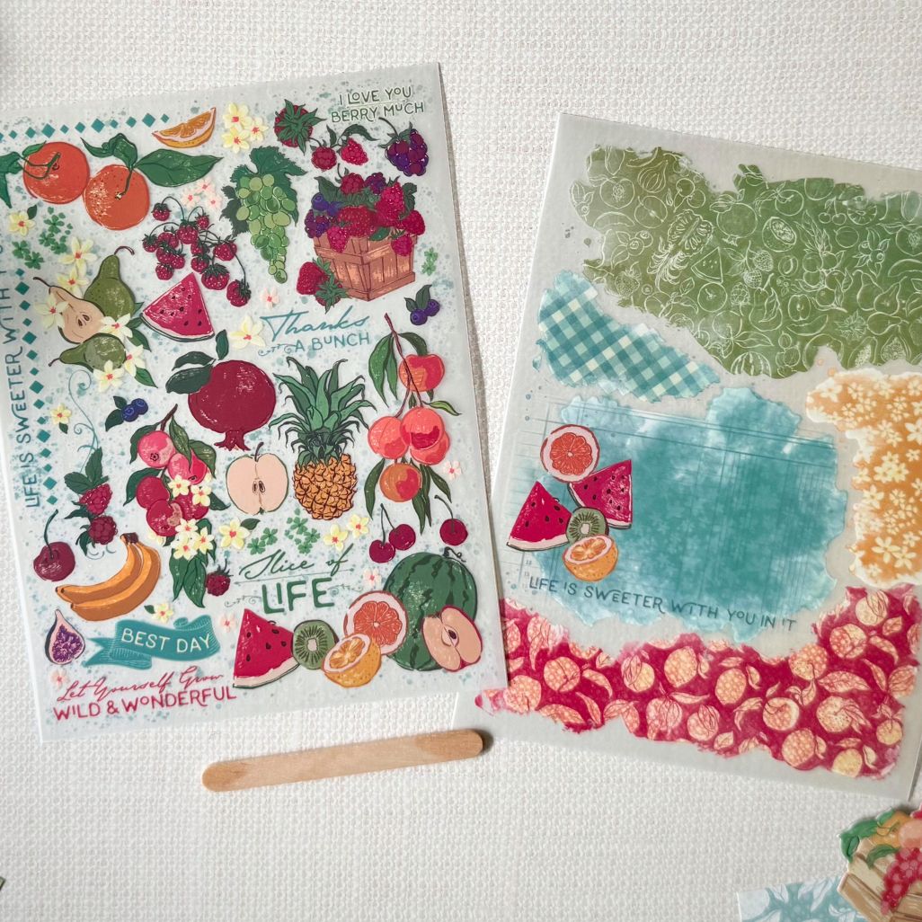 graphic-45-slice-of-life-rub-on-transfers-obst-2-bogen image 3