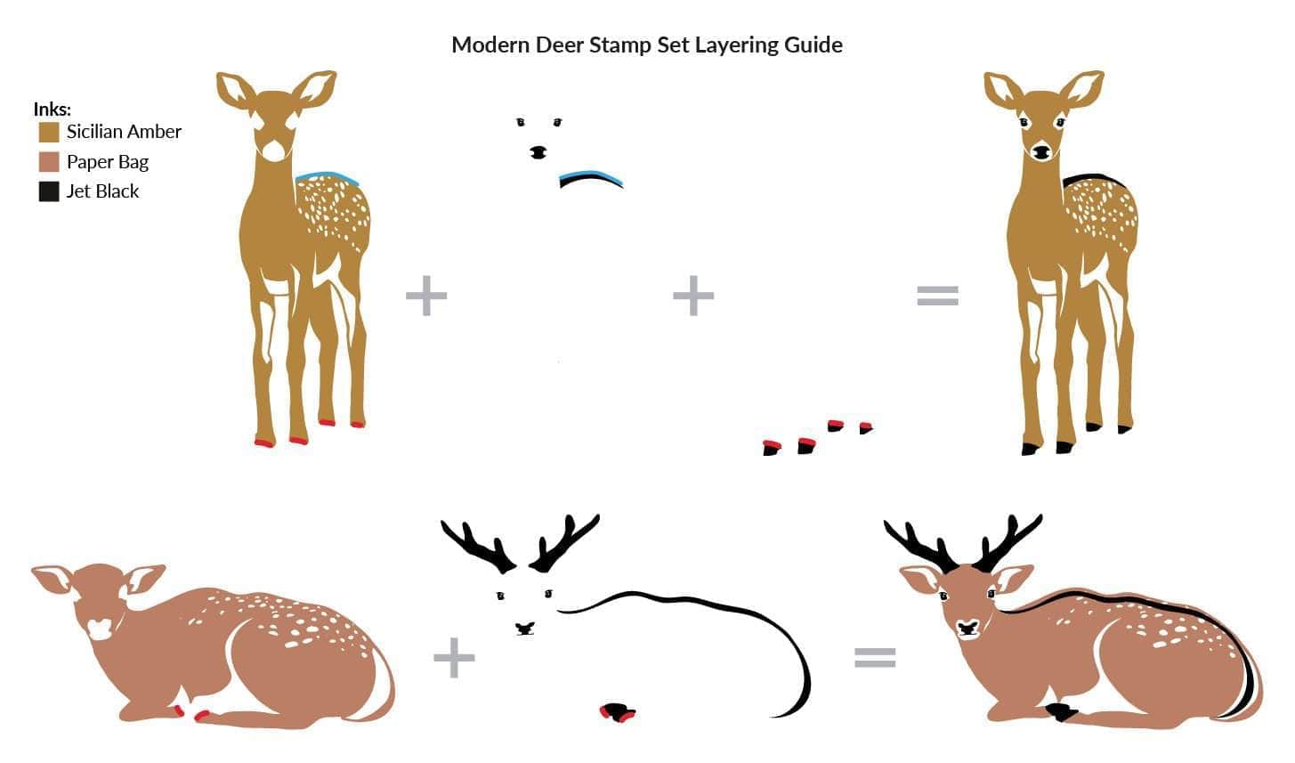 altenew-modern-deer-stempelset-hirsch-winter-4x6 image 3