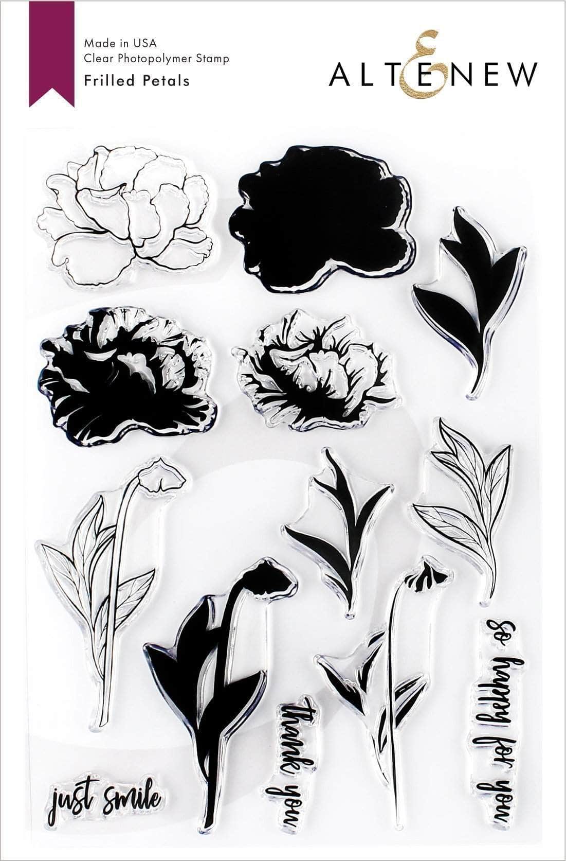 altenew-stamps-frilled-petals-stamp-set-clear-stempel-floral-13tlg image 1