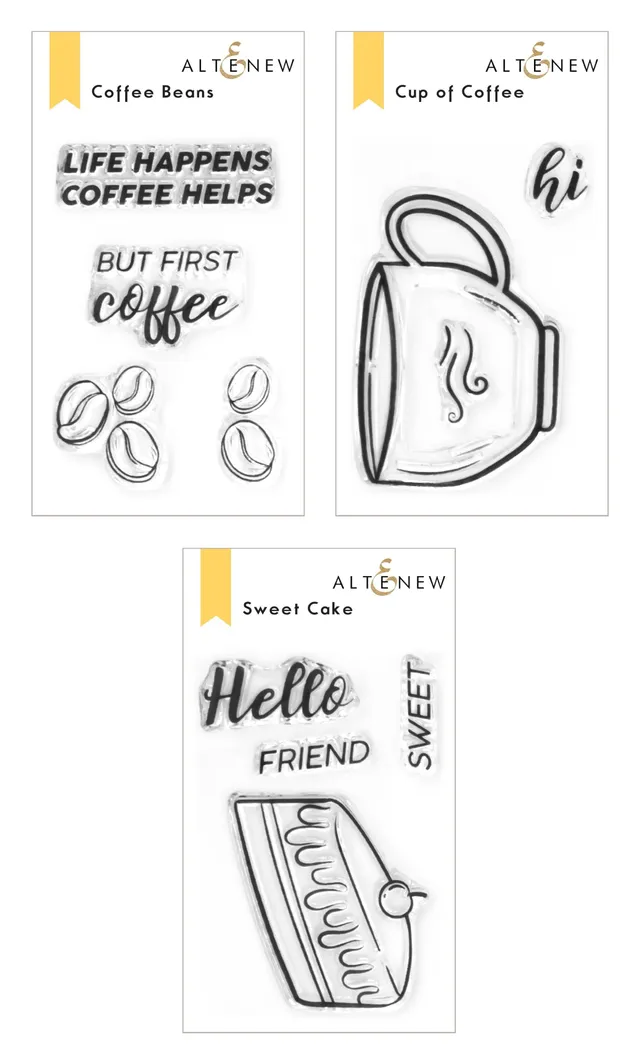 altenew-rustic-charm-mini-stempel-bundle-kaffee-kuchen-3-sets image 1