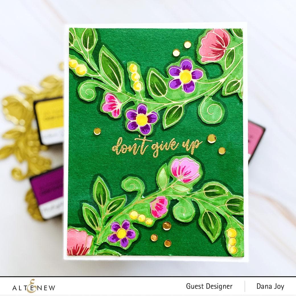 altenew-foil-plates-flower-wreath-hot-foil-plate-5-1x5-5 image 3